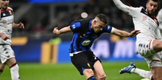 L’Inter non si ferma: 2-1 al Genoa e +15 sulla Juve