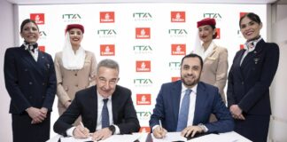 Emirates e ITA Airways firmano un MoU, cooperazione estesa per il codeshare