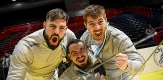 Azzurri della sciabola di bronzo agli Europei paralimpici