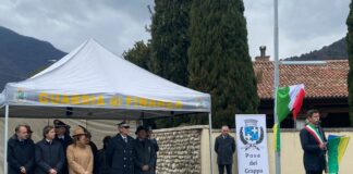 Inaugurata a Pove del Grappa stele dedicata al finanziere Perissinotto