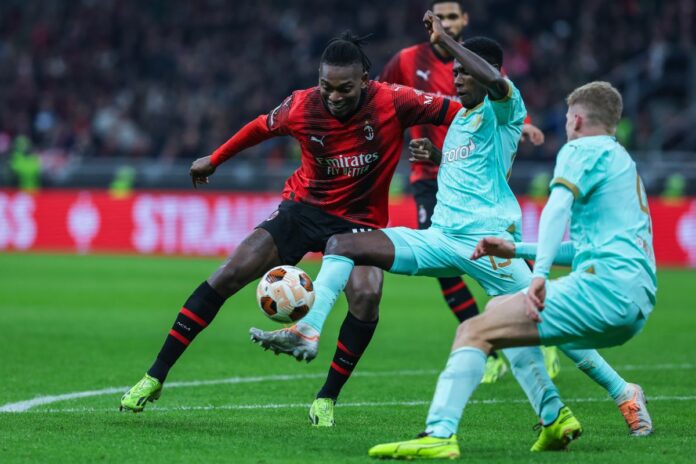 Football Europa League match - Milan vs Slavia Praha