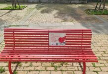 Vandalizzata panchina rossa a Roma, l’Aspi la ripristina