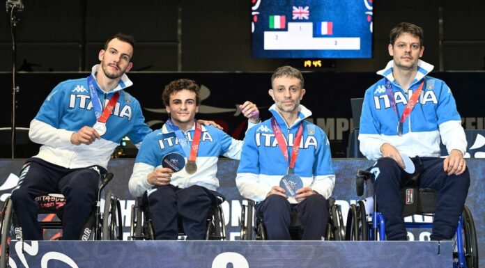 Europei paralimpici: Argento per gli azzurri del fioretto a Parigi