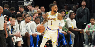 Con un grande Russell i Lakers battono i Bucks 123-122