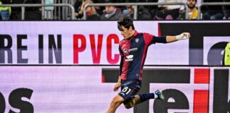 Cagliari-Salernitana 4-2 con doppietta Shomurodov