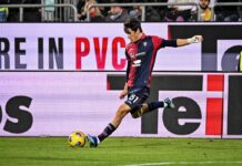 Cagliari-Salernitana 4-2 con doppietta Shomurodov