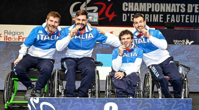 Europei paralimpici: argento per gli spadisti azzurri