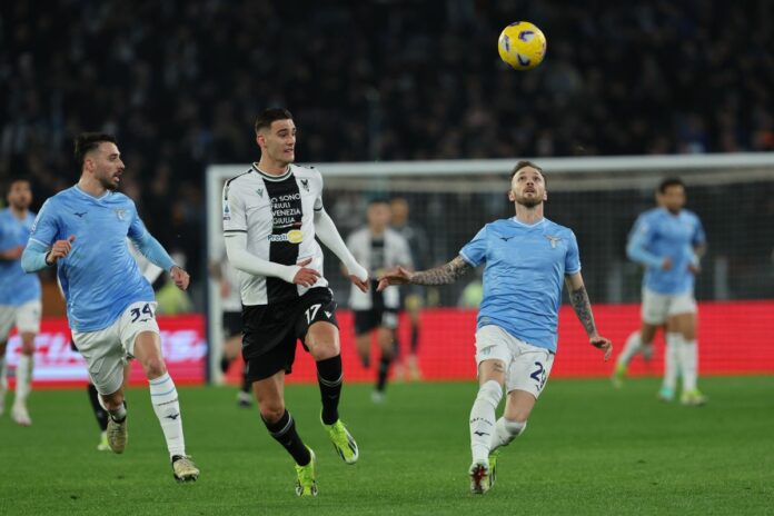 Italian soccer Serie A match - SS Lazio vs Udinese Calcio