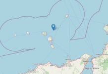 Scossa di terremoto di magnitudo 4.4 nell’arcipelago delle Eolie