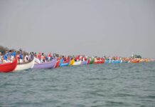 Regata delle 50 Caorline per la Pace a Venezia