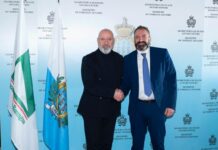 Bonaccini incontra il Segretario di Stato di San Marino Beccari