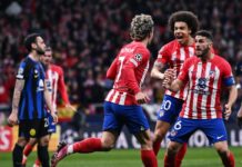 Inter eliminata, Atletico Madrid ai quarti dopo i rigori