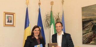 Presidente FVG Fedriga riceve il console di Romania Lovin
