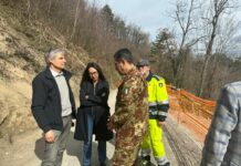 Alluvione, sopralluogo Priolo e Figliuolo a Monterenzio e Loiano