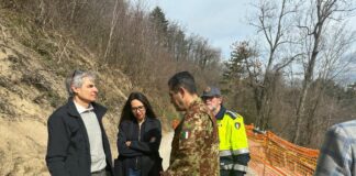 Alluvione, sopralluogo Priolo e Figliuolo a Monterenzio e Loiano