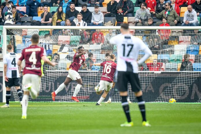 Italian soccer Serie A match - Udinese Calcio vs Torino FC