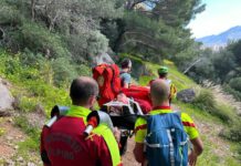 Climber ferito gravemente dopo una caduta di 20 metri a Monte Pellegrino