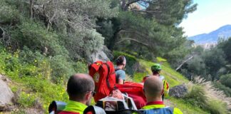 Climber ferito gravemente dopo una caduta di 20 metri a Monte Pellegrino