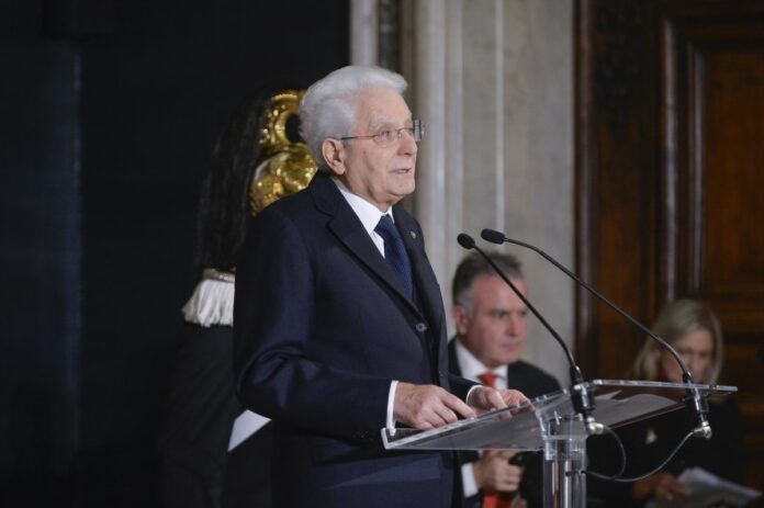 Quirinale Cerimonia per lo scambio di auguri per il fine anno