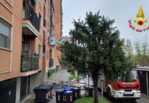 Scoppia incendio in un palazzo a San Giuliano, due 60enni salvati da Vvf