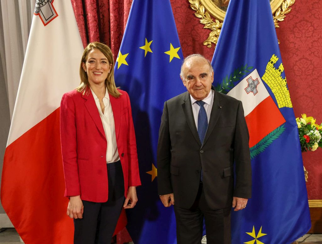 Malta, Metsola urges Maltese to vote, farewell meeting with President Vella