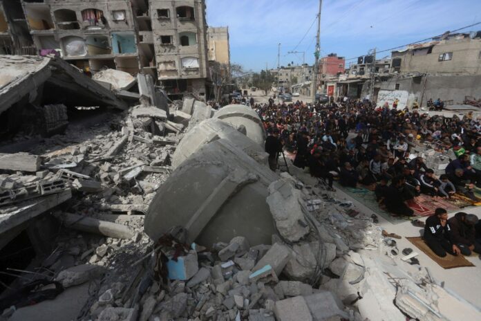 MIDEAST-GAZA-RAFAH-FRIDAY PRAYERS