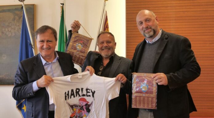 Sindaco Brugnaro riceve Rudi Zanatta e Paolo Scatamburlo