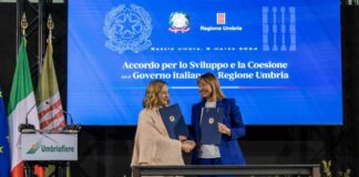 Accordo di coesione, assegnati all’Umbria 210 milioni