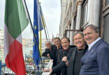 Il sindaco Brugnaro riceve i Pooh a Ca’ Farsetti