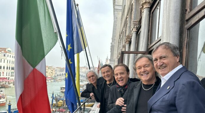 Il sindaco Brugnaro riceve i Pooh a Ca’ Farsetti