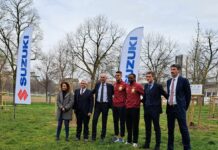 Suzuki e Torino FC schierano 11 alberi granata a difesa della città