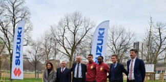 Suzuki e Torino FC schierano 11 alberi granata a difesa della città