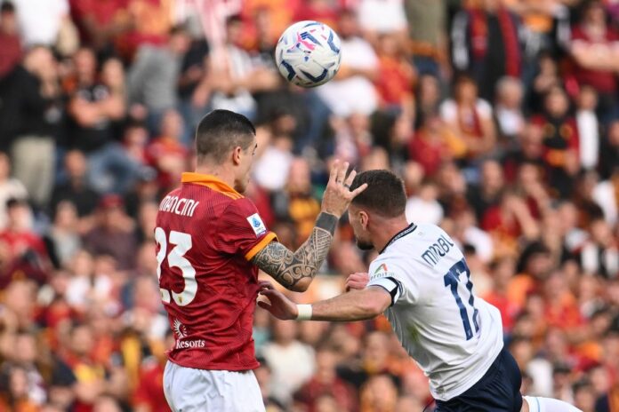 Italian soccer Serie A match - AS Roma vs SS Lazio