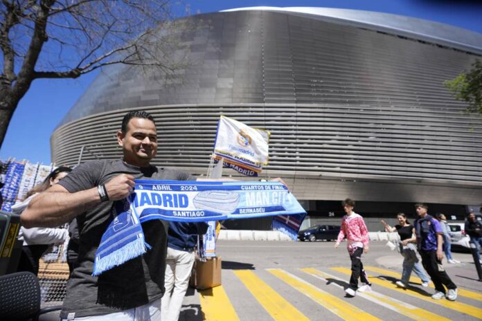 Real Madrid v Manchester City - UEFA Champions League - Quarter Final - First Leg - Santiago Bernabeu