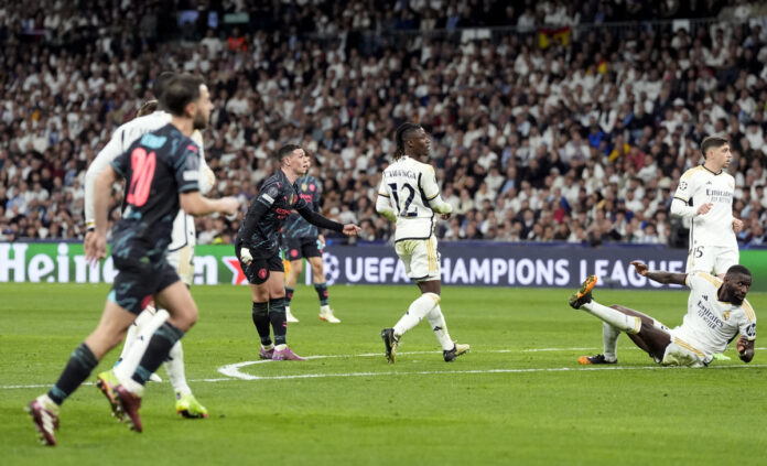 Real Madrid v Manchester City - UEFA Champions League - Quarter Final - First Leg - Santiago Bernabeu
