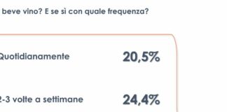 إيطالي واحد من كل خمسة يشرب النبيذ يوميا