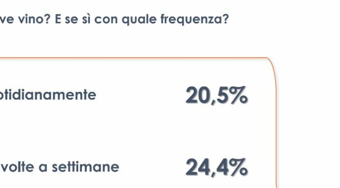 Un italiano su cinque beve vino quotidianamente