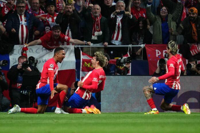 ESP: Atletico de Madrid v Borussia Dortmund. UEFA Champions League match. Quarter-finals