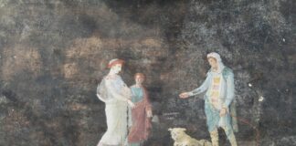 A Pompei emerge salone decorato ispirato alla guerra di Troia