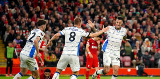 La Dea domina ad Anfield, Liverpool-Atalanta 0-3