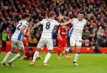 La Dea domina ad Anfield, Liverpool-Atalanta 0-3