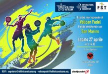 Esordio internazionale per la squadra vaticana di padel