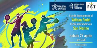 Esordio internazionale per la squadra vaticana di padel