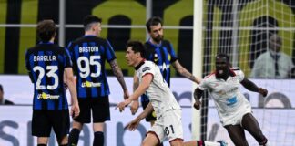 Il Cagliari non si arrende e ferma l’Inter sul 2-2