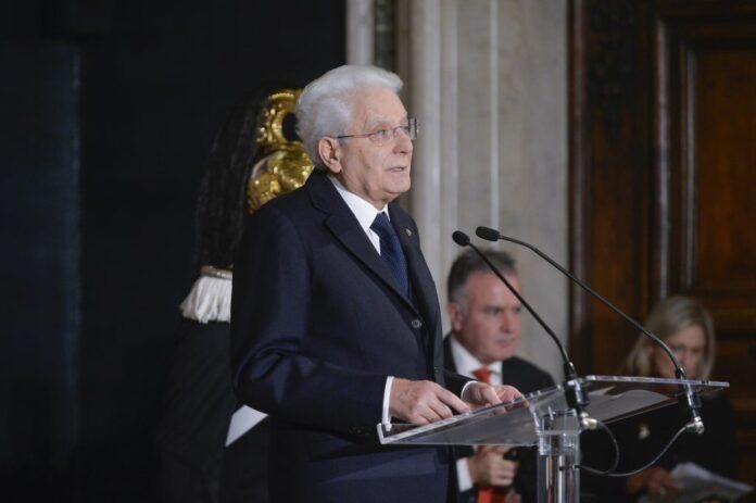 Quirinale Cerimonia per lo scambio di auguri per il fine anno