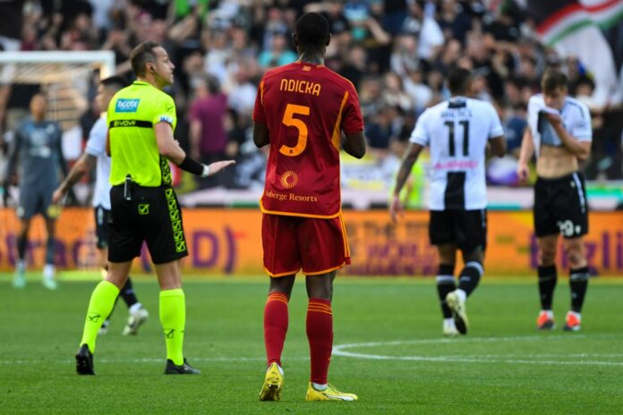 Italian soccer Serie A match - Udinese Calcio vs AS Roma