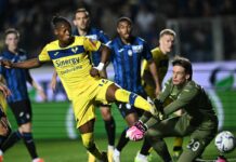 L’Atalanta si fa rimontare, è 2-2 contro il Verona