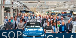 Volkswagen, iniziata la produzione della nuova Golf