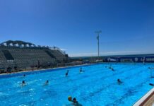 Soprallugo Assessore allo Sport alla piscina di Punta Sant’Anna a Recco