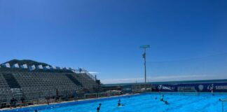 Soprallugo Assessore allo Sport alla piscina di Punta Sant’Anna a Recco